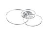 Plafonnier LED 3 cercles nickel mat WINONA de TrioLighting