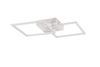 Plafonnier Led blanc mat double carrés TRAIL TrioLighting