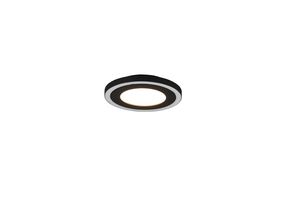 Plafonnier Led petit cercle noir mat CARUS TrioLighting