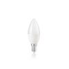 Ampoule flamme opale LED 6W E14 3000°K lumière chaude