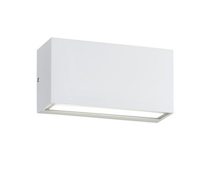 Applique de jardin led 2x5W TRENT blanc IP65