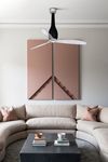 ETERFAN M – Ventilateur de plafond noir mat