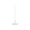 Lampe avec tige verticale lumineuse YOKO finition Blanc mat 