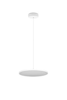 Suspension disque blanc Led série TRAY de TrioLighting