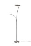 Lampadaire nickel mat GRANBY 29W avec liseuse de TrioLighting