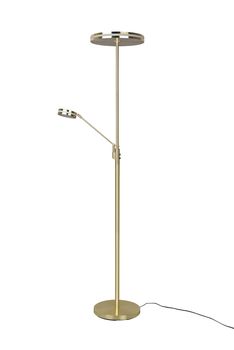 Lampadaire Led FRANKLIN avec liseuse doré mat de TrioLIghting