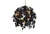 Lustre feuilles noires et or LEAVY de Triolighting