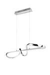 Suspension PADUA torsade chromée Métal/plastique Chromé 37W