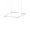 Oracle Slim Square– carré suspendu blanc LED par Ideal Lux