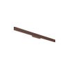 Applique extérieure barre rectiligne LINEA finition Marron 