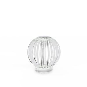 Lampe à poser DIAMOND rechargeable tactile| Métal chromé & acrylique effet cristal