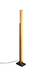Lampadaire KERALA – Design bois et métal avec variateur LED intégré
