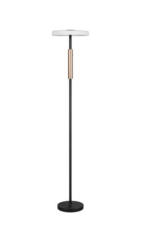 Lampadaire CELESTE – Élégance moderne en verre et métal avec variateur tactile