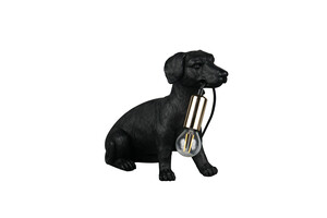 Lampe de table TRIO R56601002 Rudi Dog noir – un compagnon lumineux et déco