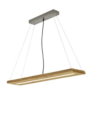 Suspension/Lustre BRAD Vintage bois et métal de TrioLighting