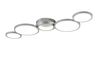 Plafonnier LED 5 cercles gris titane SALSA