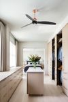 JUST FAN – Ventilateur plafond design industriel avec LED 16W et gestion WiZ Smart