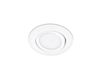 Spot rond inclinable encastré RILA blanc mat/satiné IP20