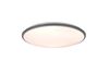 Plafonnier Led grand cercle couleur titane LIMBUS TrioLighting