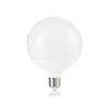 Globe opale blanc 125mm LED 18W E27 3000°K lumière chaude