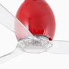 MINI ETERFAN – Ventilateur de plafond rouge brillant WiZ connecté avec moteur DC