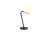 Lampe de Table FLAMING - Noir et Or / Verre