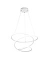 Lustre blanc mat ruban led spiralée 36W BOLOGNA