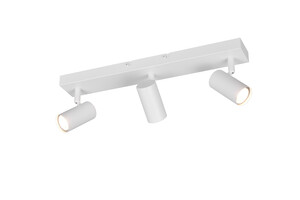 Barre 3 Spots Plafonnier TARYN - Blanc Mat