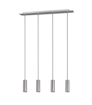 Suspension MARLEY à 4 tubes suspendus en nickel mat