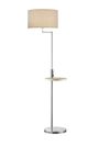 Lampadaire CLAAS avec tablette et abat-jour de TrioLighting