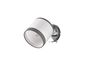 Spot DAVOS chrome et blanc avec 1 abat-jour de TrioLighting