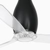 ETERFAN M – Ventilateur de plafond noir mat
