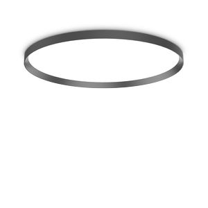 Plafonnier FLY rond 65W finition Noir RAL9004 