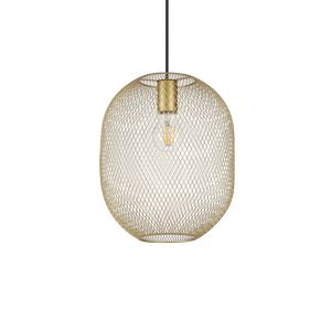 Lustre cage grillagé NET finition Finition or 