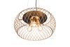 Lustre ovale grillagé laiton mat TAMIL de Triolighting