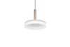 Suspension CELESTE – Élégance verre et métal noir avec LED réglable