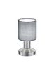 Lampe nickel mat et grise GARDA de TrioLighting