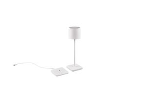 Lampe à poser tactile rechargeable blanc mat 1.5W FERNANDEZ