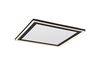 Plafonnier Led grand carré noir mat CARUS TrioLighting