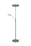 Lampadaire Led FRANKLIN avec liseuse nickel mat de TrioLIghting