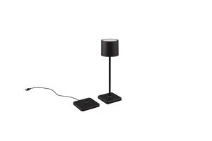 Lampe à poser tactile rechargeable noir mat 1.5W FERNANDEZ