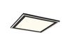 Plafonnier Led grand carré noir mat CARUS TrioLighting