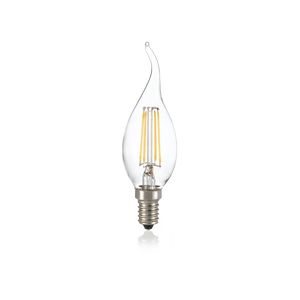 Ampoule flamme claire coup de vent LED 4W E14 4000°K lumière blanche