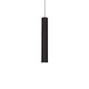 Suspension LOOK sans lampe pour rail triphasé finition Noir mat 