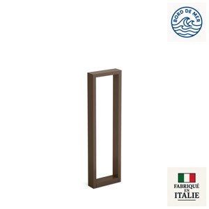 Borne rectangulaire profil aluminium IP66 ARKE 700 24V marron bronze