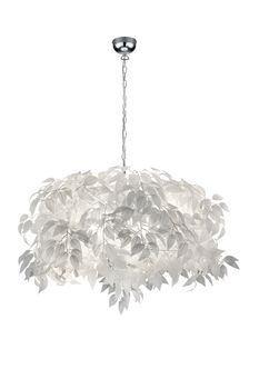 Suspension feuilles blanches LEAVY de TrioLighting