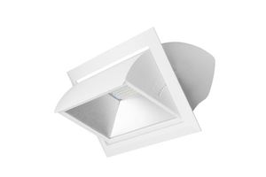 Downlight rectangulaire blanc d'accentuation FOCEA 60W 4000°K