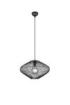 Suspension soucoupe  cage noire COBAIN de Triolighting