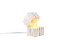 Lampe de table TREASURE finition Blanc vieilli