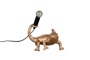 Lampe Crawly TRIO R56581079 – lézard déco doré pour table